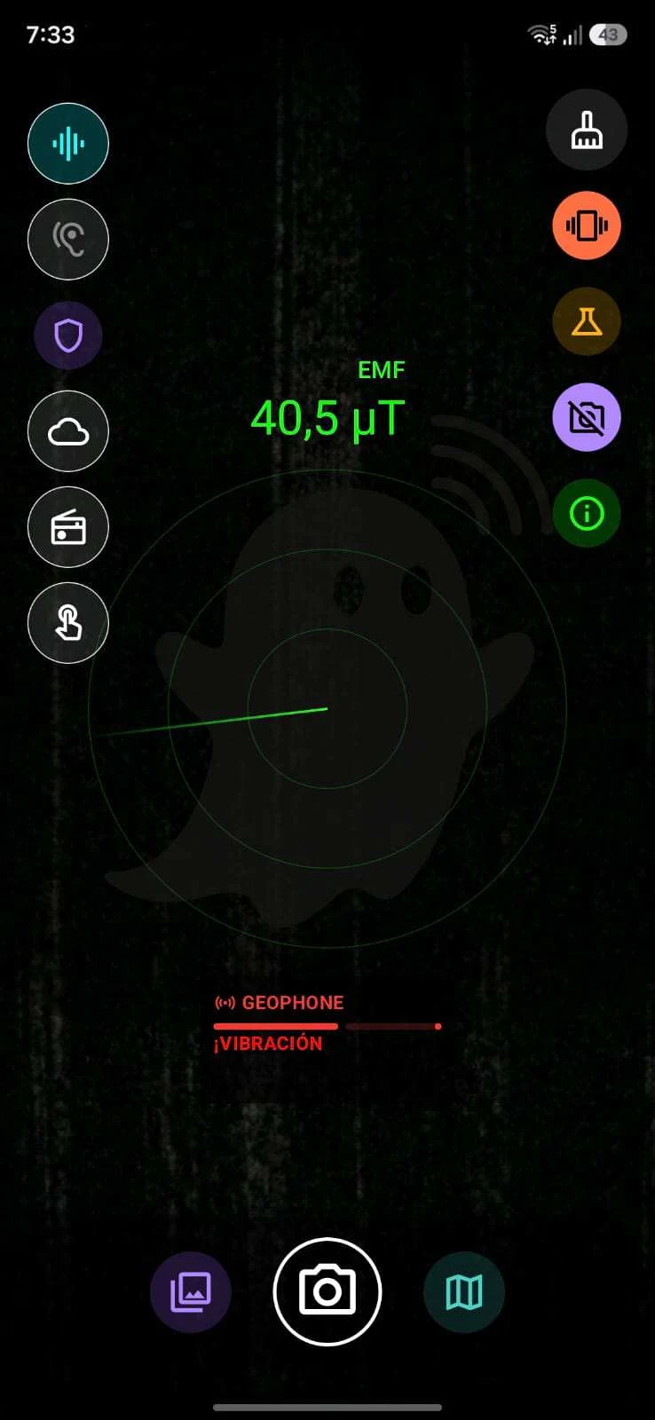 GhostTech: Ghost Detector EMF screenshot